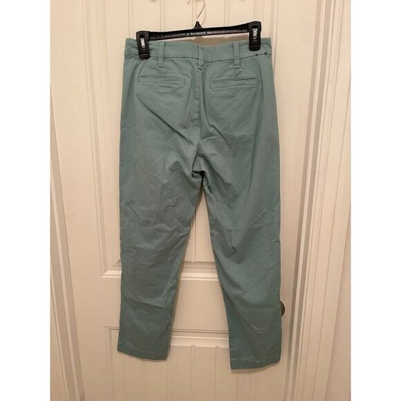 J.Crew High-Rise Girlfriend Chino Pants Size 2 Mint Green Cotton Blend Womens‎ - Picture 5 of 9